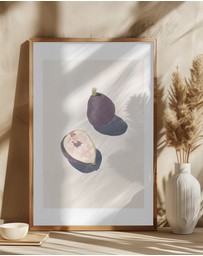 Olive et Oriel - Figs by Ivy Green Illustrations Art Print