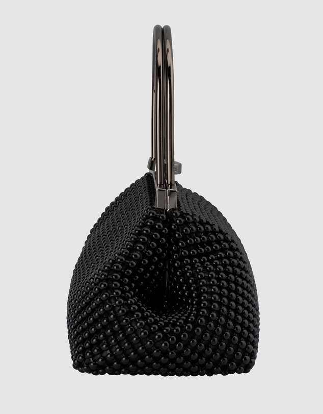 Olga Berg - Mimi Ball Mesh Frame Bag