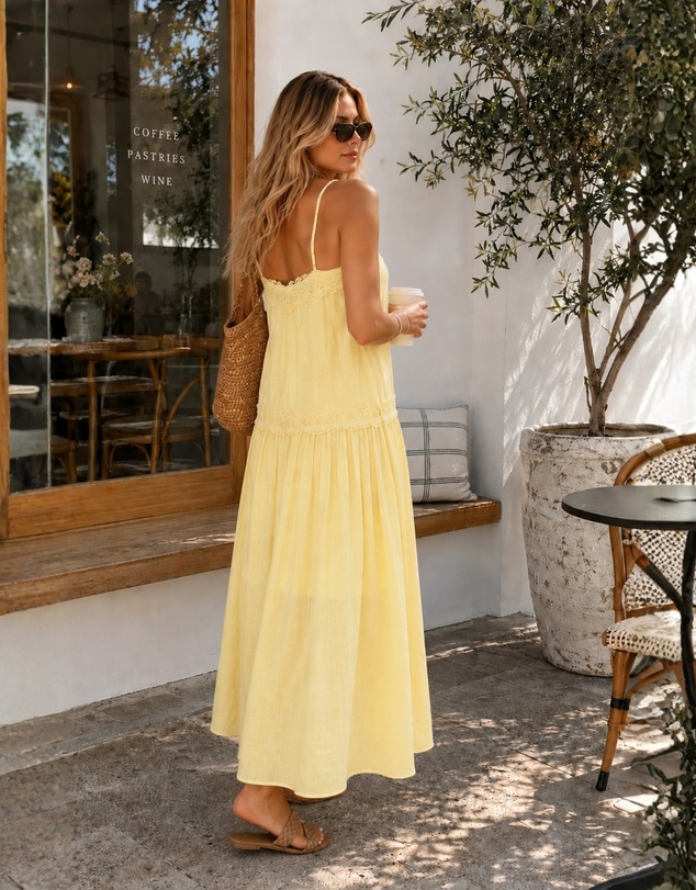 Esther & Co - Glynnis Dress - Primrose Yellow