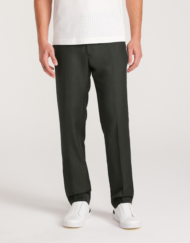 Calibre - Linen Blend Drawstring Pants
