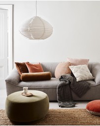 Aura Home - Round Velvet Cushion 55cm