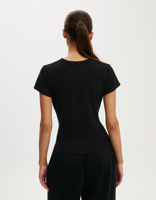 Cotton On Body Active - Active Rib Baby Tee