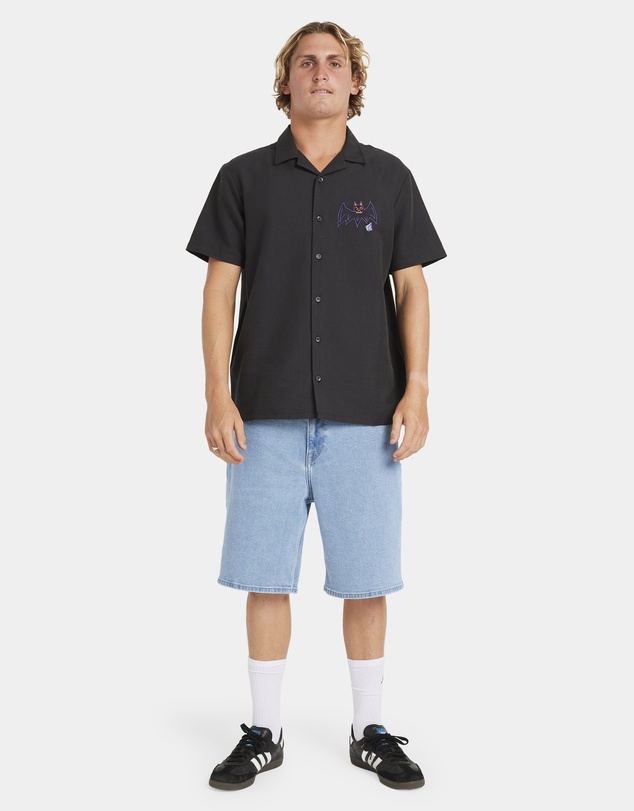 Volcom - Mens Featured Artist Ozzy Woven Short Sleeve Shirt