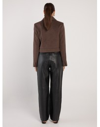 Fate + Becker - Devyn Wool Blend Cropped Jacket