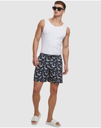 Urban Classics - Pattern Swim Shorts