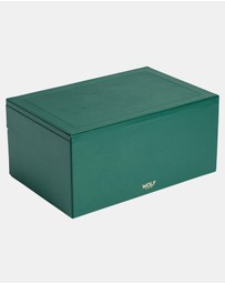 Wolf - Wolf Sophia Jewelry Box Forrest Green