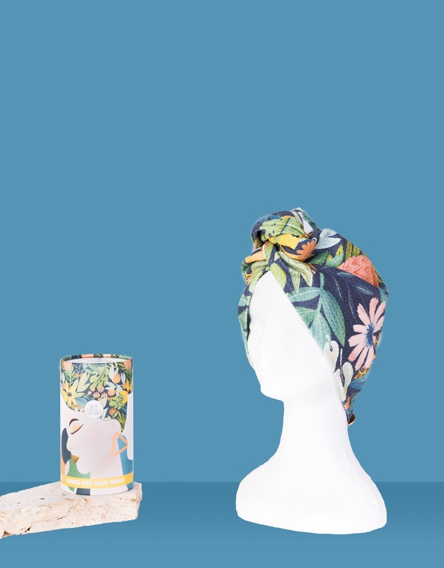 Sky Gazer - Quick Dry Hair Wrap- Twilight