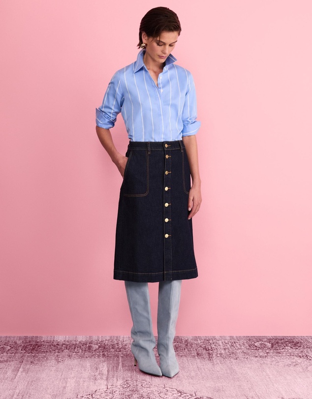 Sportscraft - Peyton Denim Midi Skirt