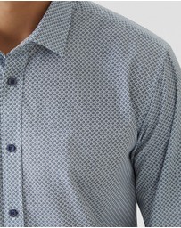 Oxford - Kenton Printed Cotton Shirt