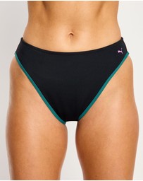 Modibodi - Puma x Modibodi Swimwear Hi-Leg Cheeky Bottom Super Absorbency