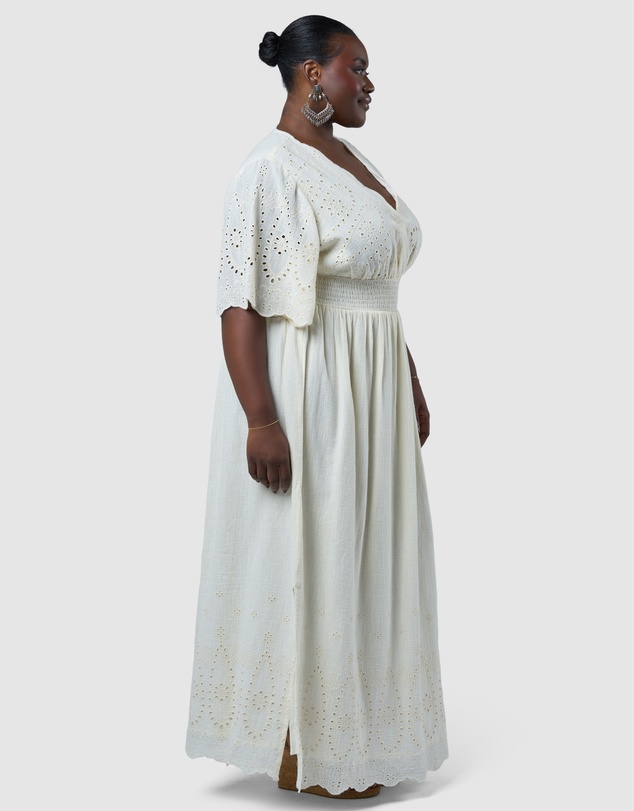 The Poetic Gypsy - Artisan Broderie Maxi Dress