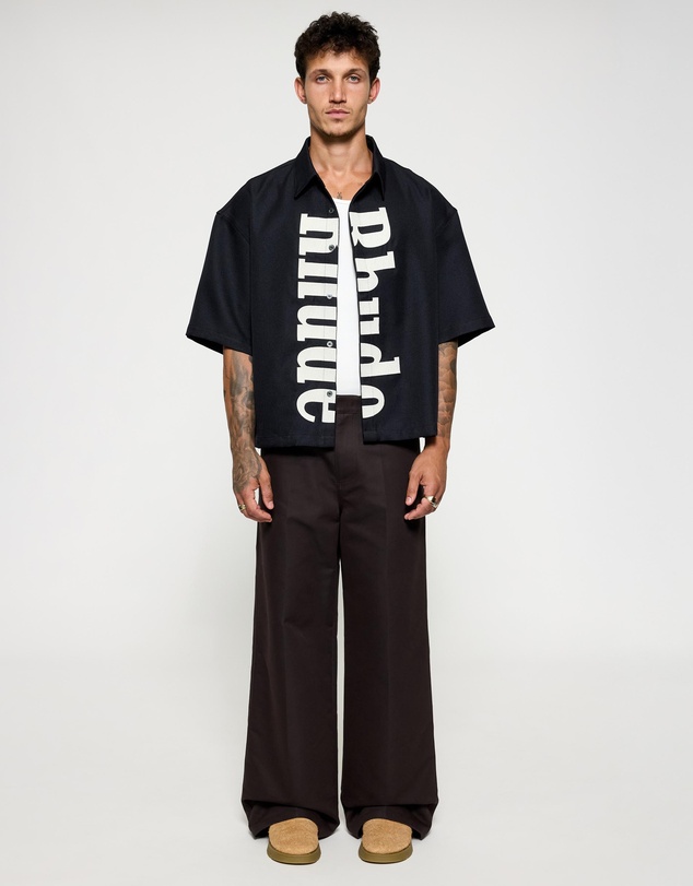 RHUDE - Centre Logo Button Up Shirt