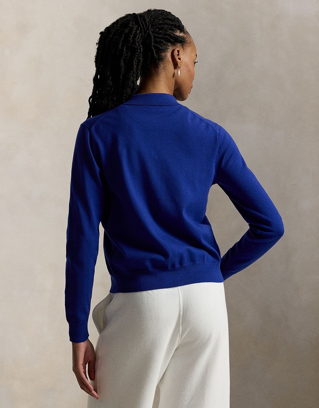 Polo Ralph Lauren - Polo-Collar Buttoned Cardigan - The ICONIC Exclusive