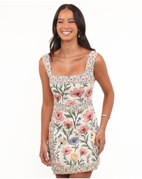 Petal & Pup - Rinna Mini Dress - Pastel Floral