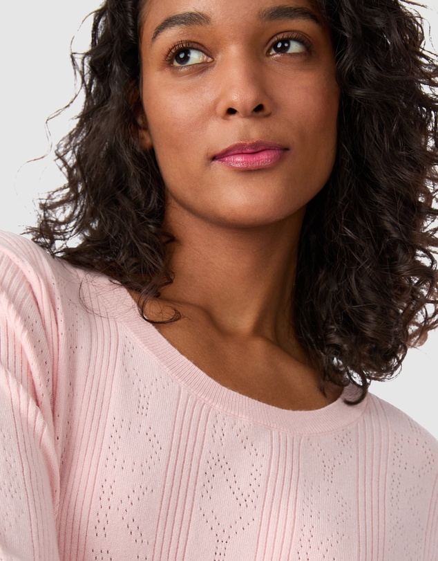 DKNY - Viscose Pointelle Long Sleeve Pyjama & Lounge Set