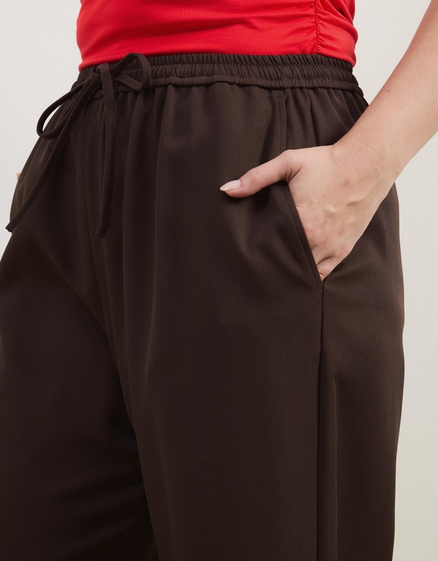 Atmos&Here Curvy - Marlow Tie Waist Tailored Pants