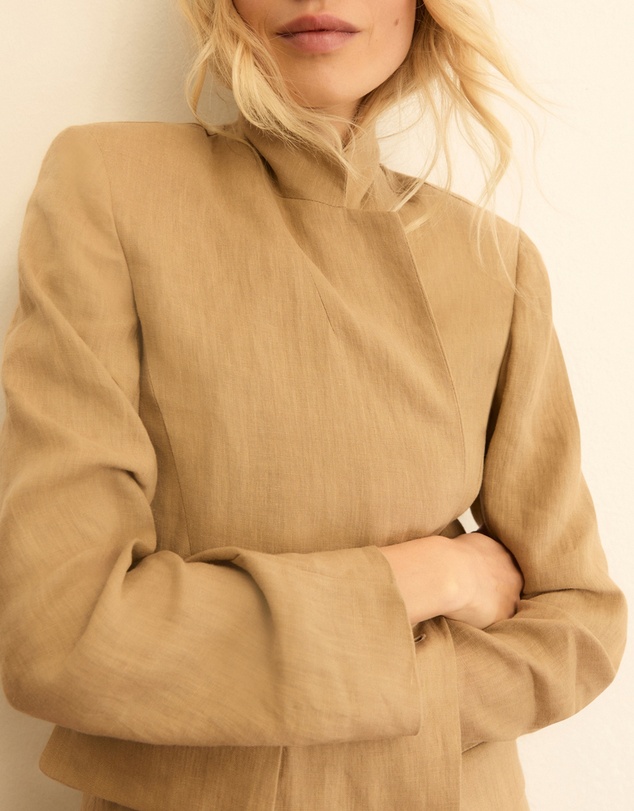 Emme - Ecru Linen Blazer