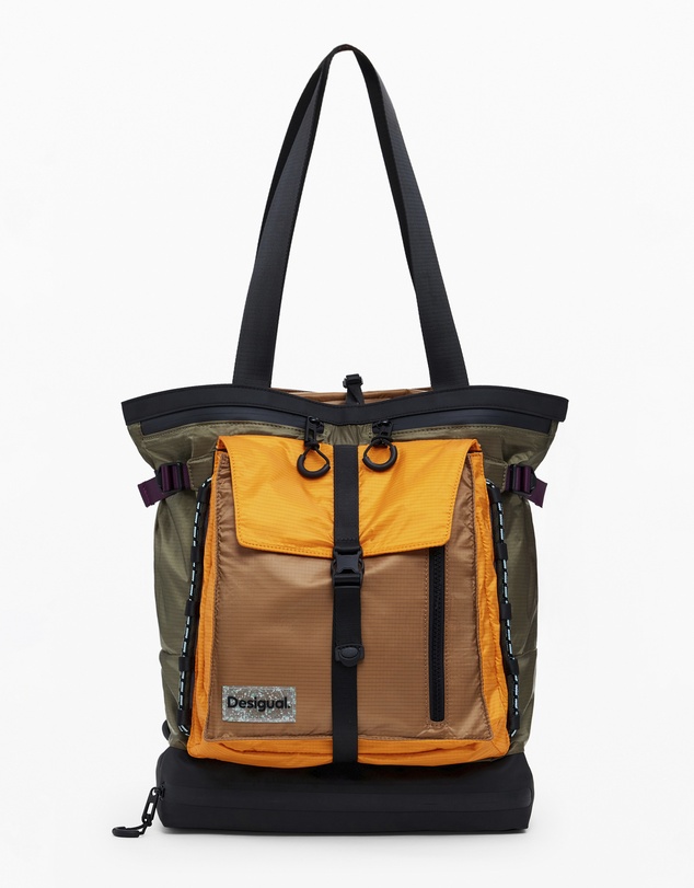 Desigual - Large nylon tote backpack