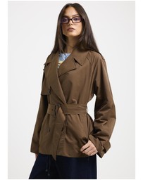 Alice In The Eve - Tessa Cinched Trench Coat