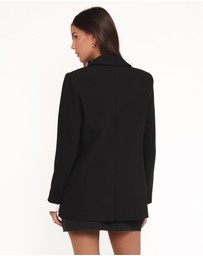 Petal & Pup - Melissa Layered Blazer - Black