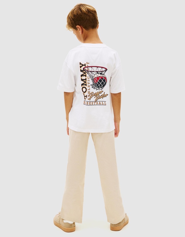 Tommy Hilfiger - Back Graphic Crew Neck T-Shirt - Teens