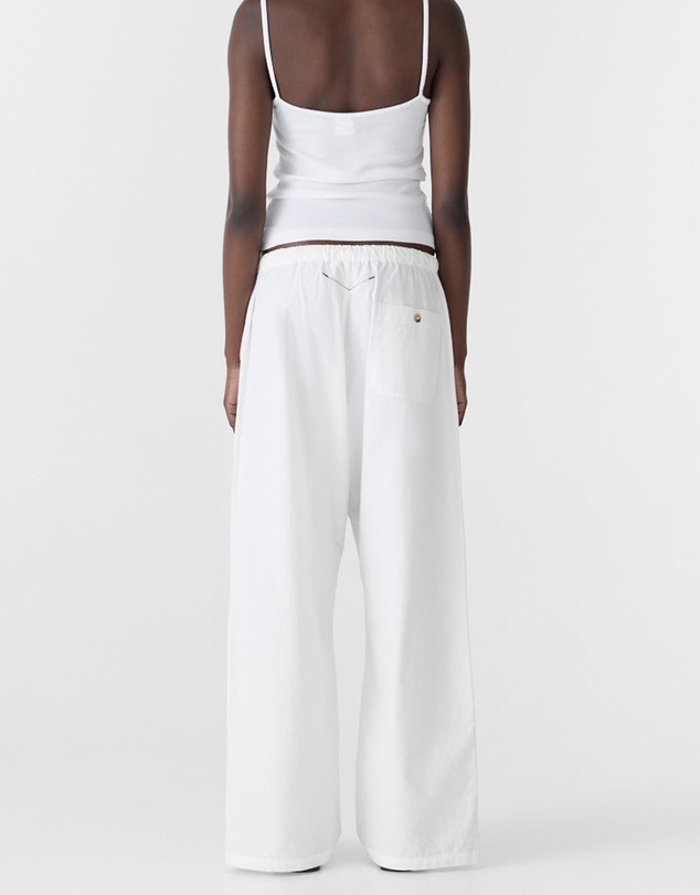 Bassike - Crushed Cotton Workwear Pants