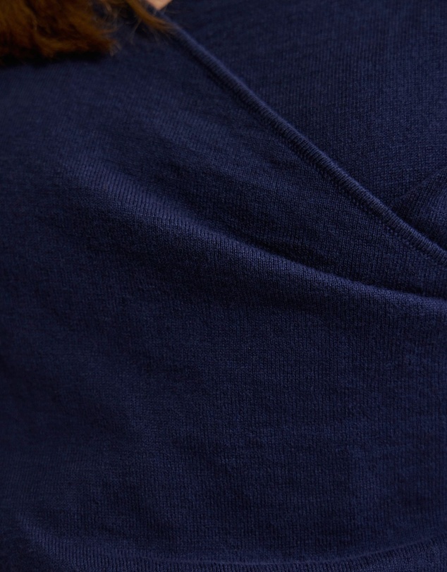Oxford - Daria Wrap Front Knitted Top
