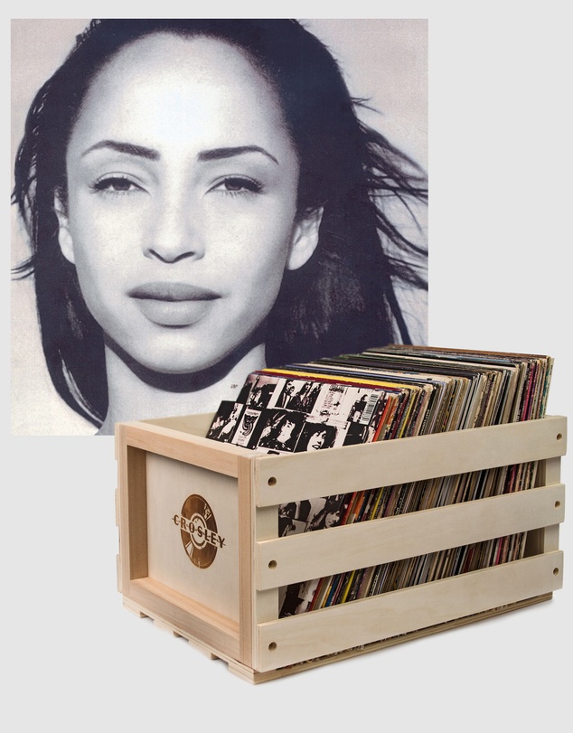 Sony Music - Crosley Record Storage Crate Sade The Best Of Sade Vinyl Album Bundle