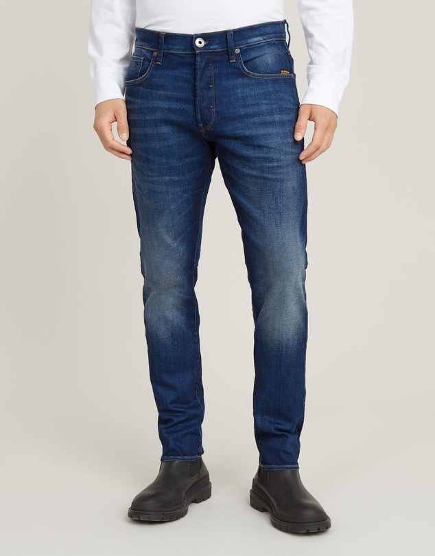 G-Star - 3301 Slim Worker Blue Faded