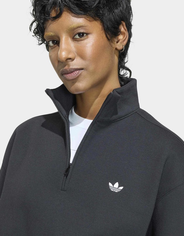 adidas Originals - ESSENTIALS FLEECE HALF-ZIP SWEATSHIRT Womens