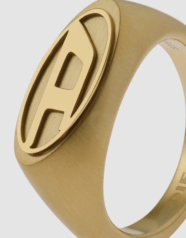 Diesel - Steel Gold-Tone Ring