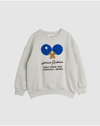 Mini Rodini - Table Tennis Chenille Sweatshirt - Babies-Teens