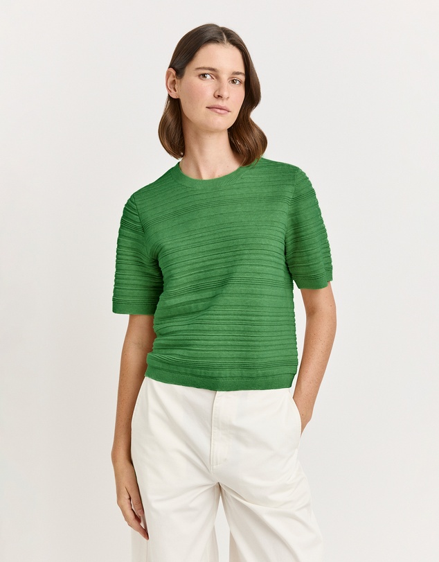 Toorallie - Parallel Knit Top