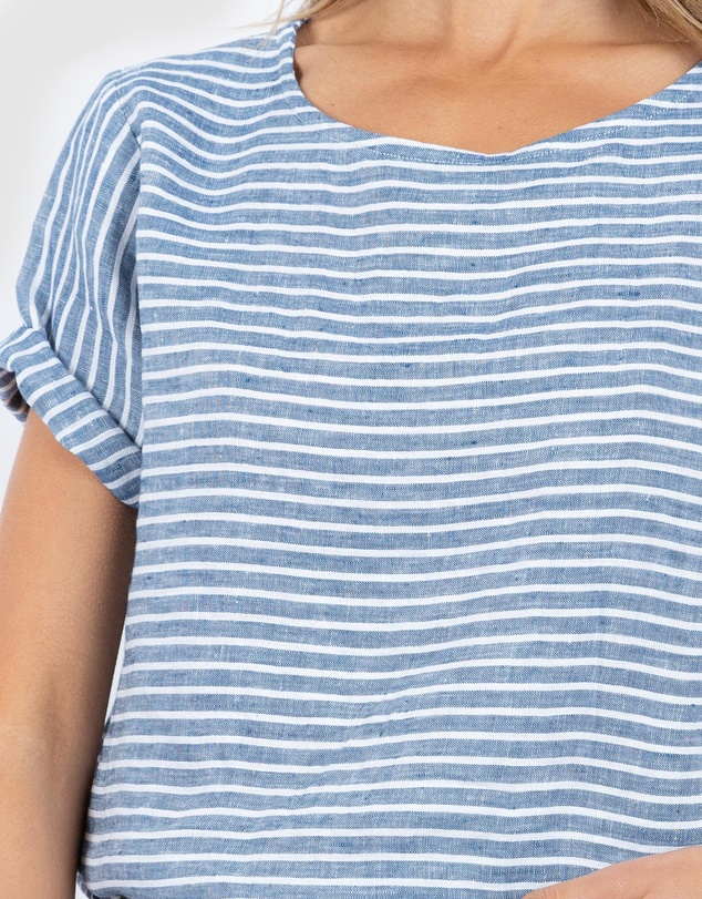 CAMIXA - Teena Linen T-shirt Top
