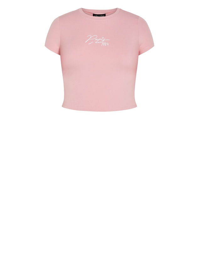 City Chic - Micro Print Tee