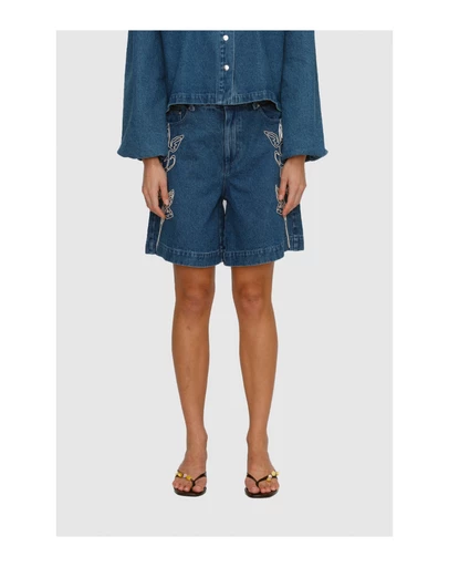 The Wolf Gang - Wynn Denim Short - Bluestone