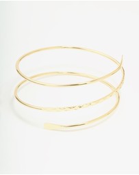 Lovisa - Gold Plated Textured Wrap Arm Cuff