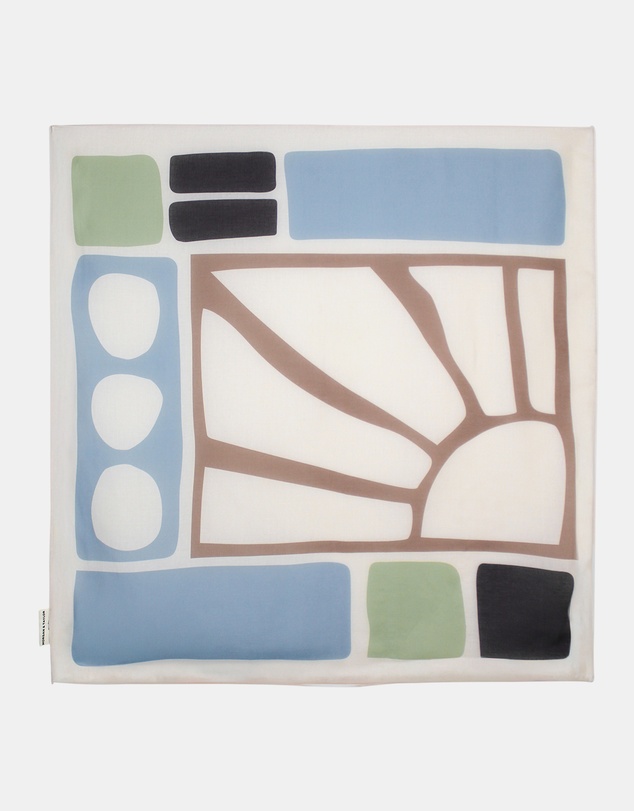 Morgan & Taylor - Aquata Large Scarf in Blue