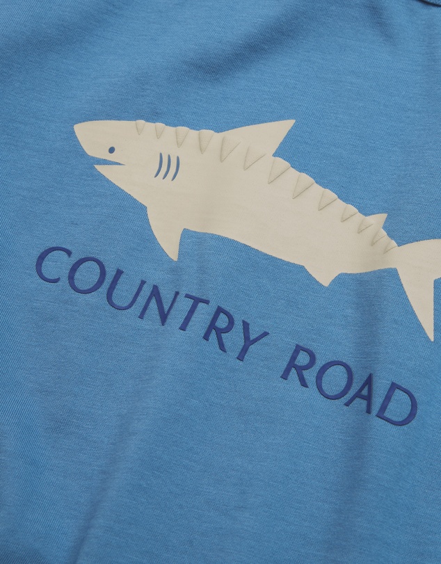 Country Road - Short Sleeve Shark Pyjama Set