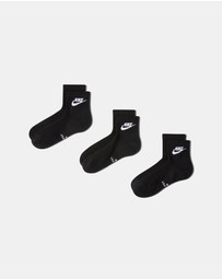 Nike - 3-Pack Everyday Elevated Ankle Socks