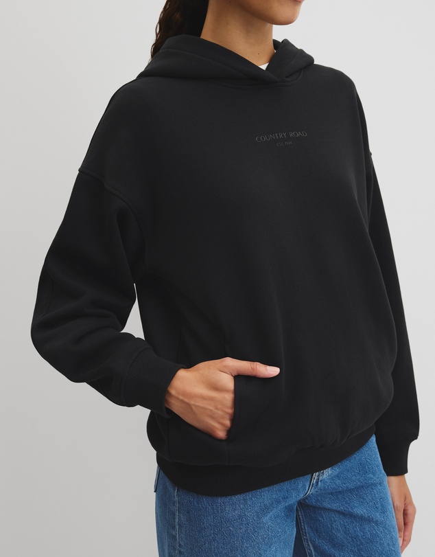 Country Road - Australian Good Earth Cotton Pull Over Hooded Sweat