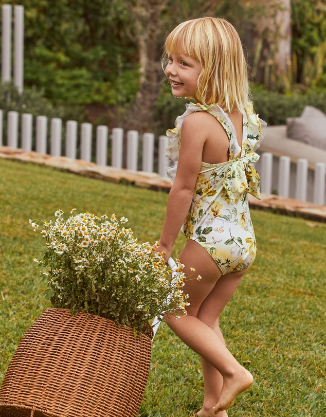 Aqua Blu Kids - Holly Frill One Piece - Babies
