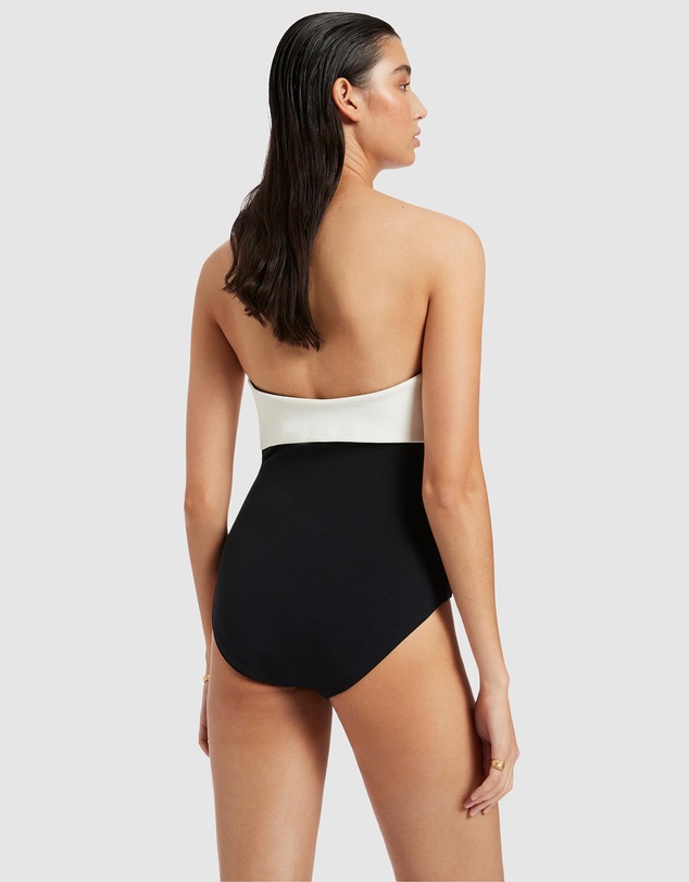 JETS - Versa Rib Cut Out Bandeau One-Piece