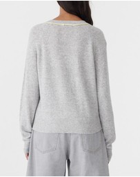 Bassike - Classic Stripe Detail Knit