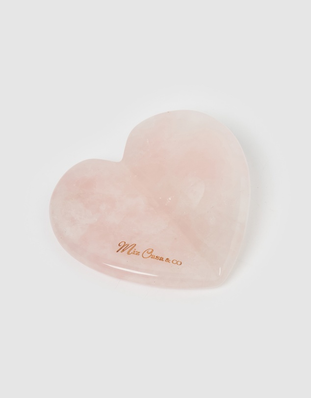 Miz Casa and Co - Heart Gua Sha Rose Quartz