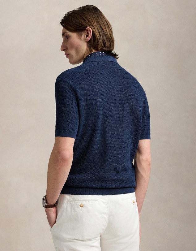 Polo Ralph Lauren - Mesh-Knit Linen SS Sweater