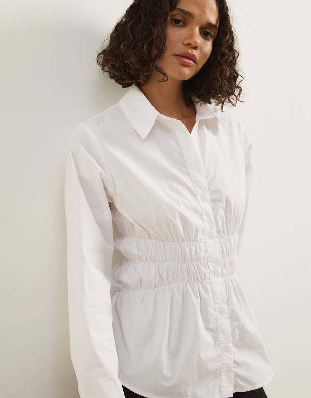 Atmos&Here - Tilly Gathered Waist Shirt