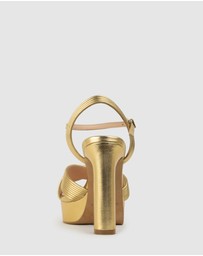 Edward Meller - SORROW110 Tubed Crossover Platform Sandal