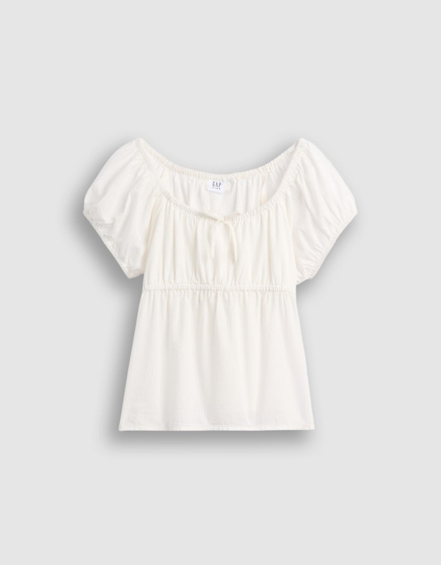 GAP - SS Scoop Bow Top - Teens