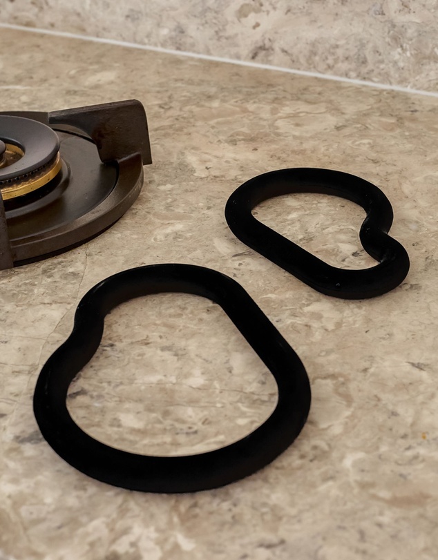 DESIGNSTUFF - RUND Curve Trivet Gift Set